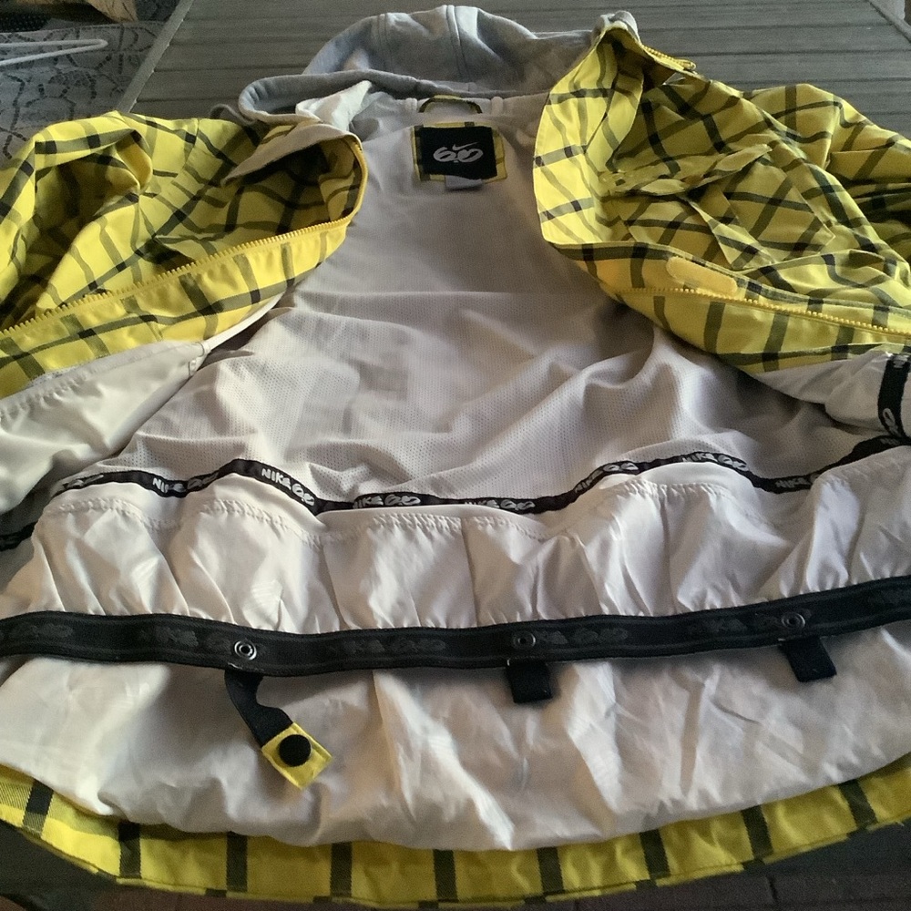 Nike snowboard jacket Yellow plaid - Picture 2 of 4